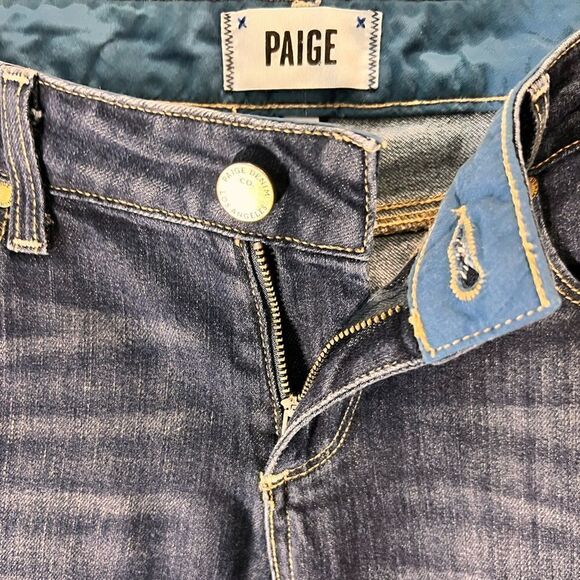 Paige jeans jimmy jimmy skinny low rise dark wash denim size 26 - Picture 9 of 15